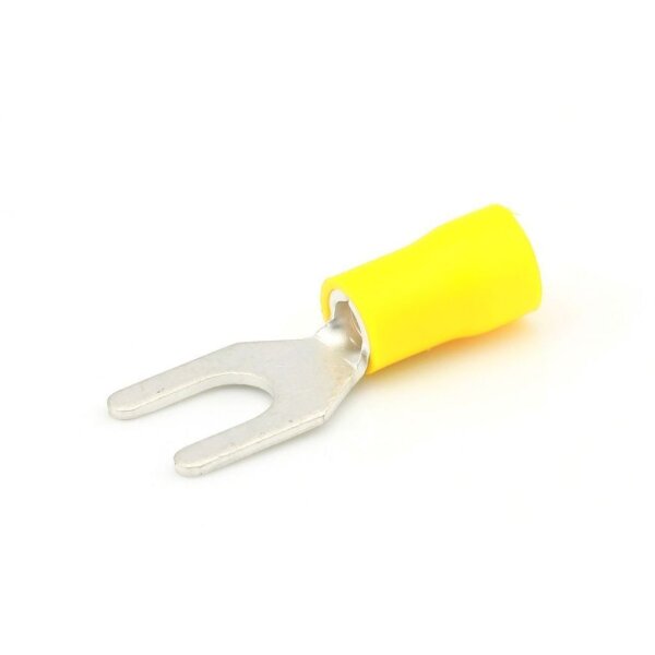 Quetschverb. 4.0 - 6.0 mm², M6 gelb, DIN/ISO 46237