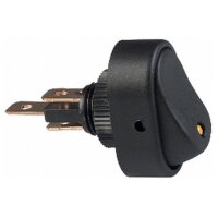 Wippschalter LED, 1, Ein - Aus, orange, 12V/16A