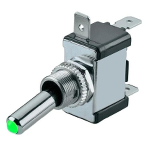 Kippschalter LED, (2)   Ein - Aus, 12V/25A