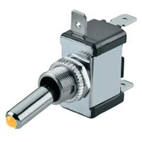 Kippschalter LED, (3)   Ein - Aus, 12V/25A