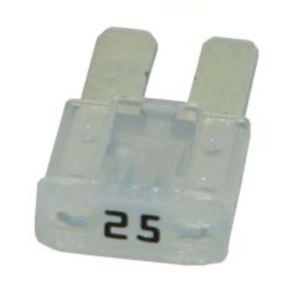 Flachstecksicherung Micro 2, weiss, 25A bis 32V