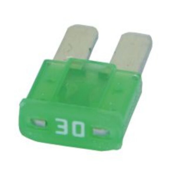 Flachstecksicherung Micro 2, grün, 30A bis 32V