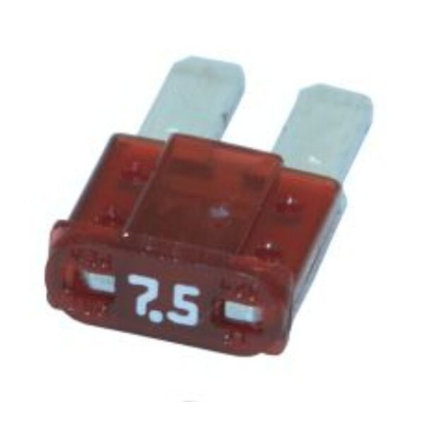 Flachstecksicherung Micro 2, braun, 7.5A bis 32V