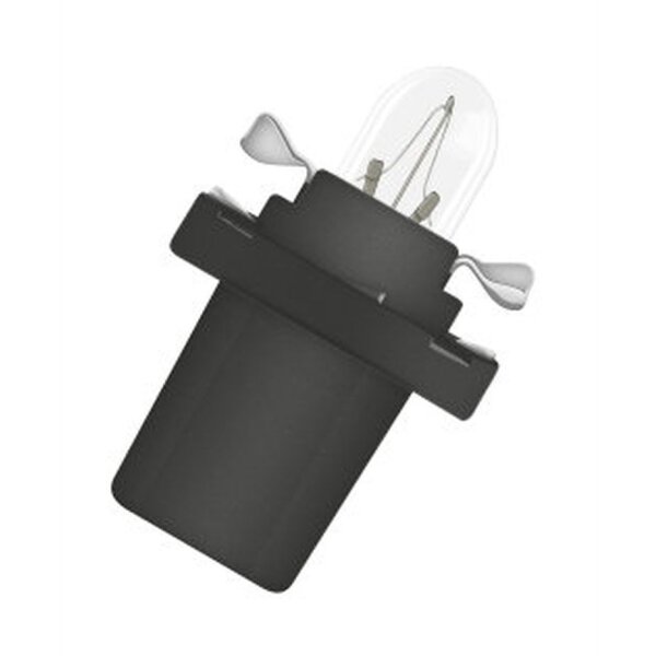 Autolampe OSRAM Glassockell. 12V 1.2Watt B8.5d schwarz