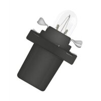 Autolampe OSRAM Glassockell. 12V 1.2Watt B8.5d schwarz