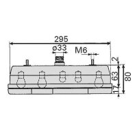 Autolampe OSRAM Glassockell. 12V 2.3Watt  W2X4.6d