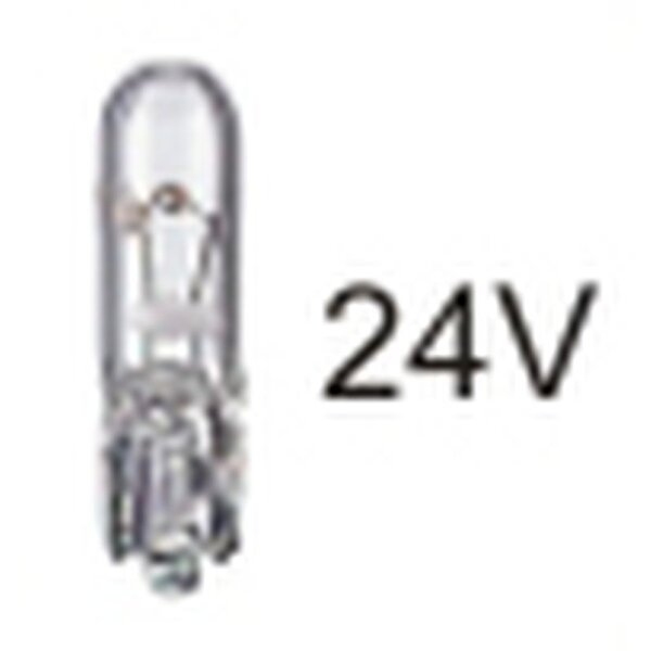 Autolampe OSRAM Glassockell.  24V 1.2Watt  W2X4.6d