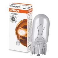 Autol. OSRAM Glassockellampe 12V 5Watt  W2.1X9.5d