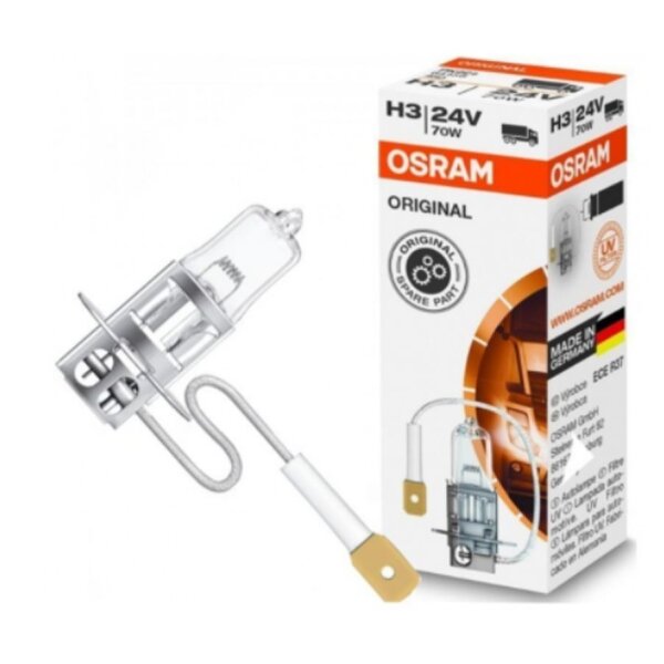 Autolampe OSRAM Glühlampe H3 24V 70Watt  PK22s