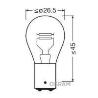 Autolampe OSRAM Glühlampe 24V 21/5Watt  BAY15d