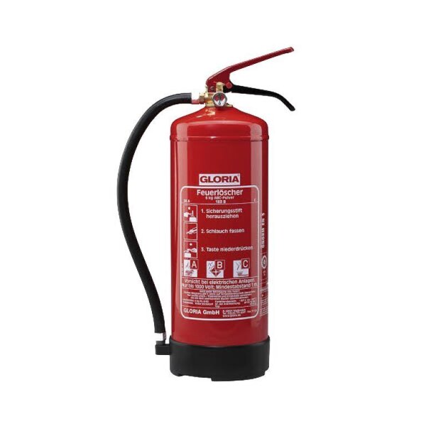Feuerlöscher Gloria 6kg ADR/SDR