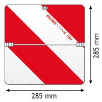Park-Warntafel 285 x 285mm, klappbar für Hinten