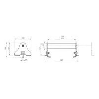 Radstopper für Autotransporter