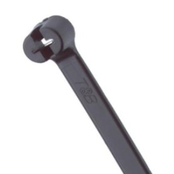 Kabelbinder mit Metallzunge, 360 x 4.8 mm, schwarz