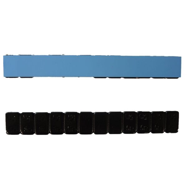 Stahlklebegewichtsriegel à 60g (12x5g) schwarz