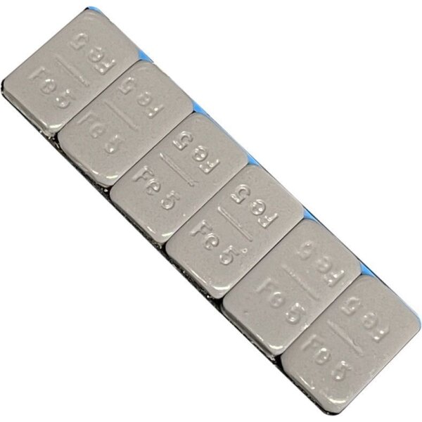 Stahlklebegewichtsriegel à 60g (12x5g) grau