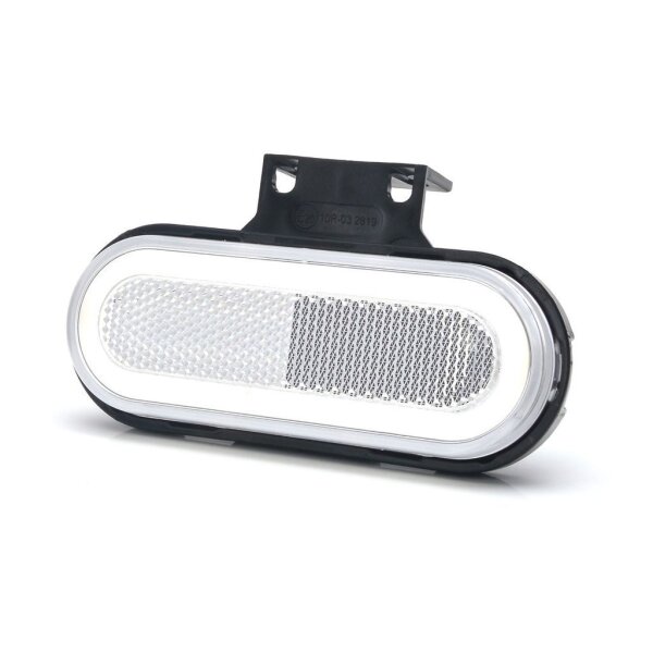 LED Positionsleuchte WAS 12/24V weiss
