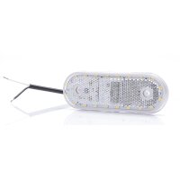 LED Positionsleuchte WAS 12/24V weiss