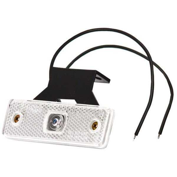 LED Positionsleuchte WAS 12/24V weiss