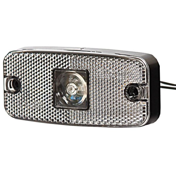LED Positionsleuchte WAS 12/24V weiss