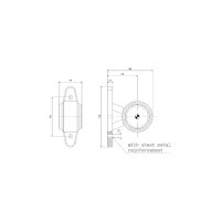 LED Umrissleuchte Fristom FT-009A 12/24V li/re kurz