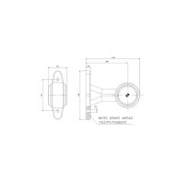 LED Umrissleuchte Fristom FT-009A 12/24V li/re  kurz