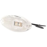LED Positionsleuchte WAS 12/24V weiss