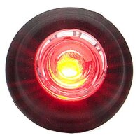 LED Positionsleuchte WAS 80 12/24V  rot