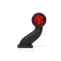 LED Umrissleuchte WAS 12/24V rot/weiss links
