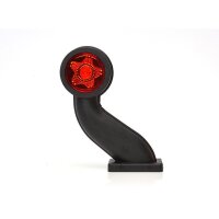 LED Umrissleuchte WAS 12/24V rot/weiss rechts