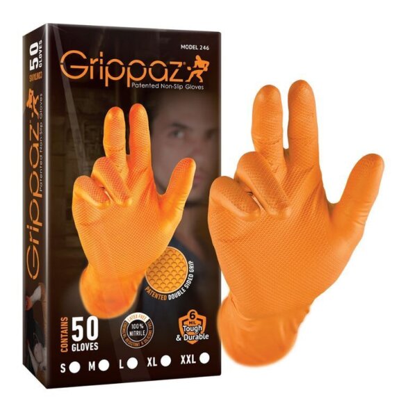 Nitril Einmalhandschuhe Grippaz ,Grösse XXL,