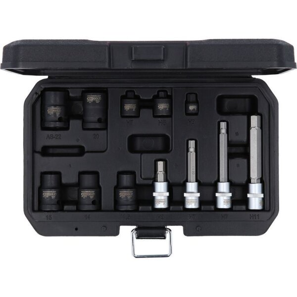 Bremssattelverschraub.-Spezialstecknuss-Satz 12-tlg.