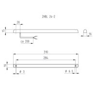 LED Zusatzbremsleuchte Jokon transparent ZHBL/24-2  24V