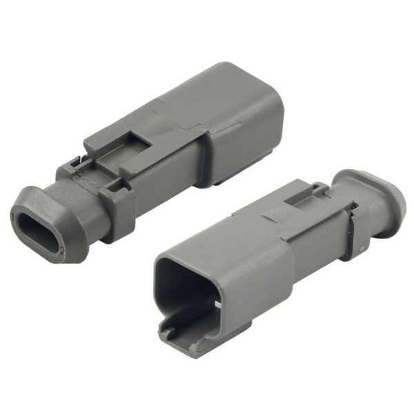 Deutschdose 2-pol. mit Adapter (DT04-2P-E008) IP68