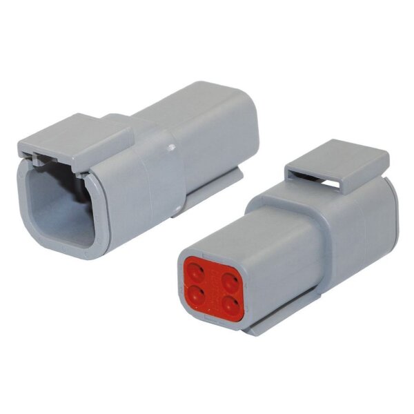 Deutschdose 4-pol Mini ohne Pin !!  (DTM04-4P) IP68