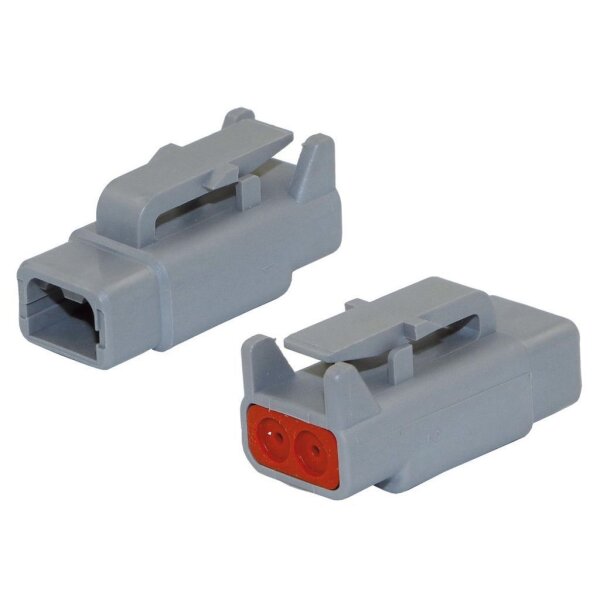 Deutschstecker 2-pol Mini ohne Pin !! (DTM06-2S) IP68