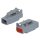 Deutschstecker 2-pol Mini ohne Pin !! (DTM06-2S) IP68