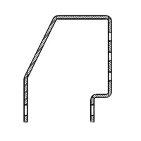 Stützradhalter schraubbar für KRV17