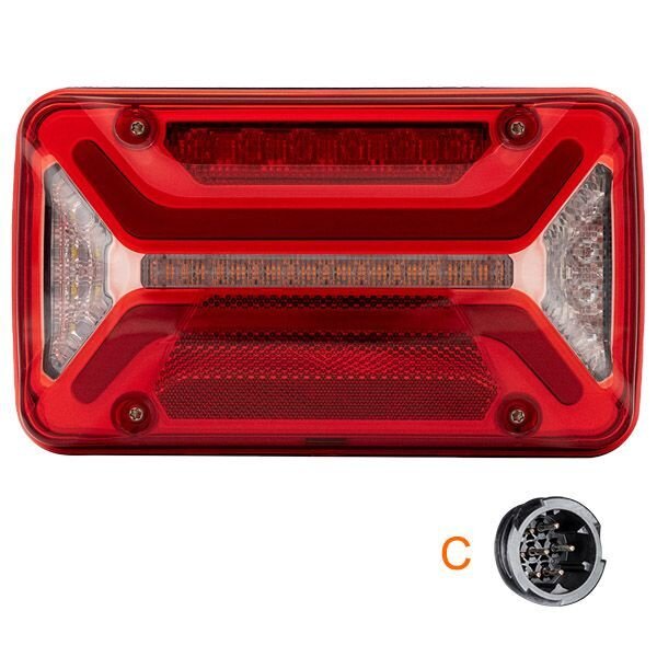 LED Schlussleuchte Aspöck Multiled III-12  10-30V  rechts