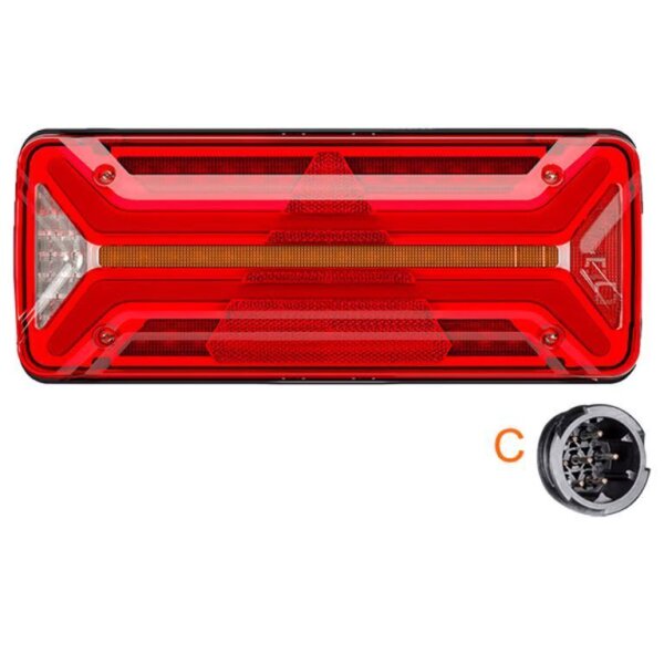 LED Schlussleuchte Aspöck ECO LED II-4 10-30V rechts