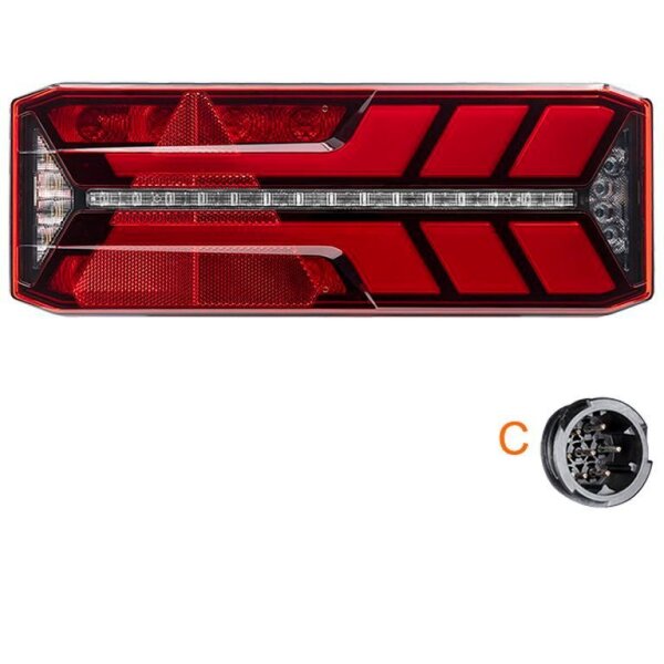 LED Schlussleuchte Aspöck ECO LED III 18-32V links