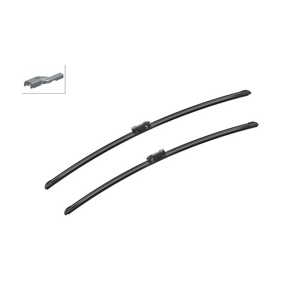 Tergicristalli Bosch Aerotwin – Coppia Per Parabrezza Anteriore (750mm + 750mm), Tecnologia Silenziosa E Duratura
