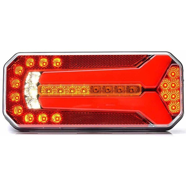 LED Schlussleuchte WAS 150-6  12/24V  links/rechts