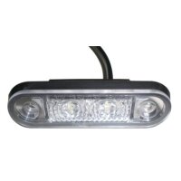 LED Positionsleuchte (1)  10-33V weiss