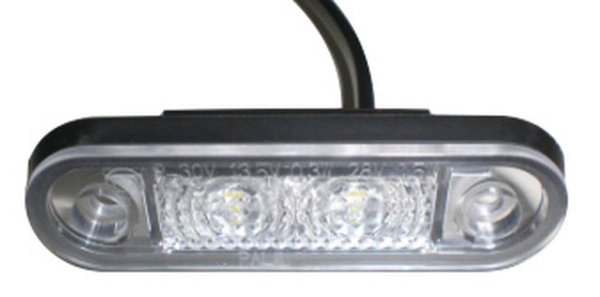 LED Positionsleuchte 10-33V weiss