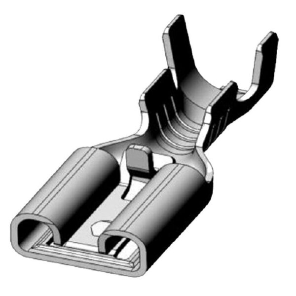 Flachsteckhülsen 1.0 - 2.5mm², B: 6.3 x 0.8mm