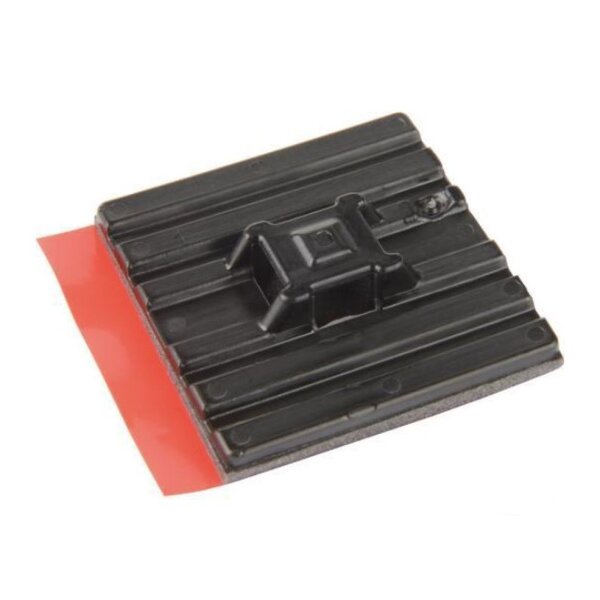 Selbstklebeplatte Flex Tack 28 x 28 mm  schwarz