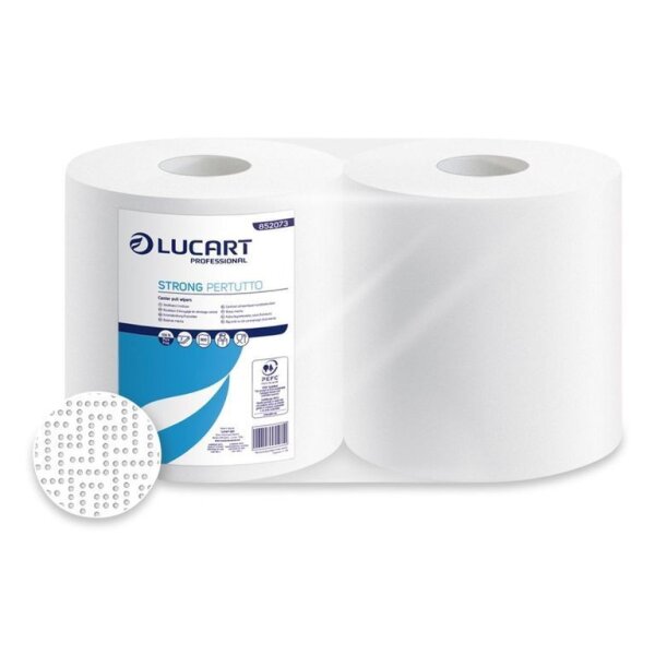 Wischtuch weiss Typ 232 M  / Set a 2 Rollen