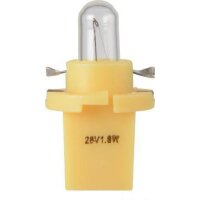 Autolampe Glassockellampe 24V 1.8Watt  BAX10d