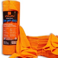 FLATEE Mikrofasertücher Orange Rolle à 24...